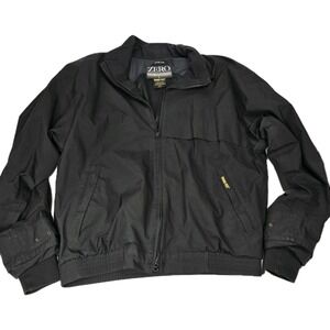 Zero Restriction Jacket Mens‎ Large Black Gore-Tex Featherweight Golf Outerwear